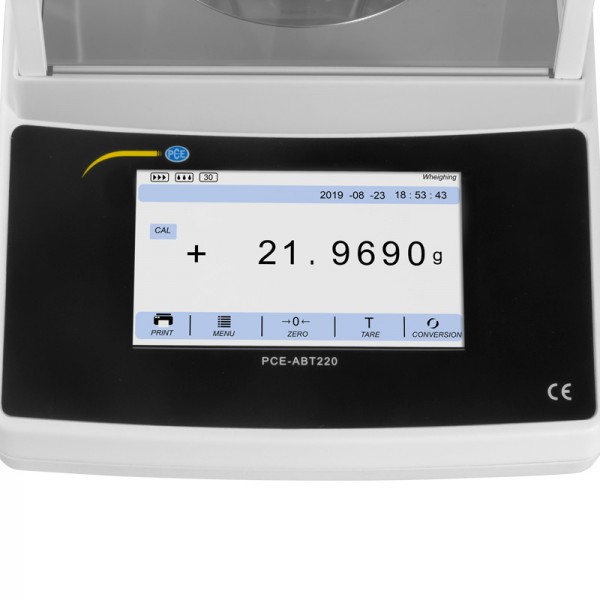 PCE-ABT 220 премиальные лабораторные весы с экраном